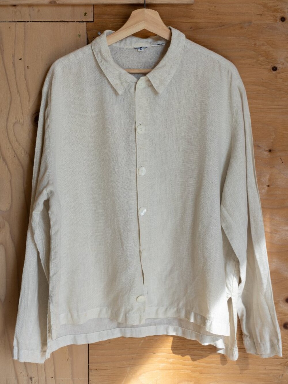VTG Linen Button Front Shirt